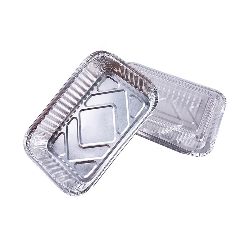 China Aluminum Foil Disposable Aluminum Foil Serving Trays Aluminium Containers And Foil Barbecue Tray