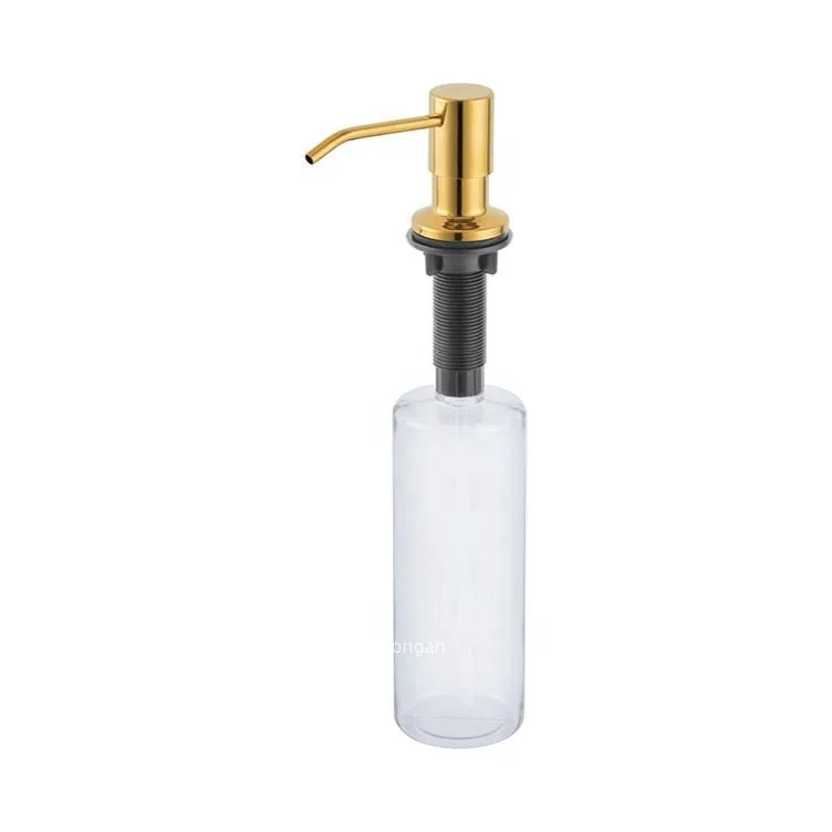 Factory Custom Matte Black One Hand Soap Dishwasher Liquid Dispenser Sanitizer Steel Commercial At Good Price