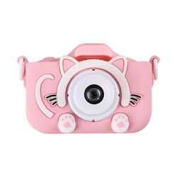 New Design Animal Cartoon Child Camera Kids Camera Toy With Silicone Protection