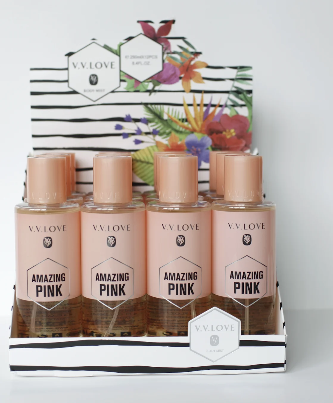 vv love  250ml ODM/OEM  Wholesale New Style Fragrance body mist perfume for women