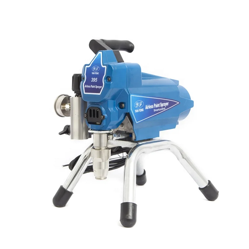 Industrial High-Pressure 395 Airless Paint Sprayer with Nozzle Guard Wall Spray Paint Machine Disposable Warranty