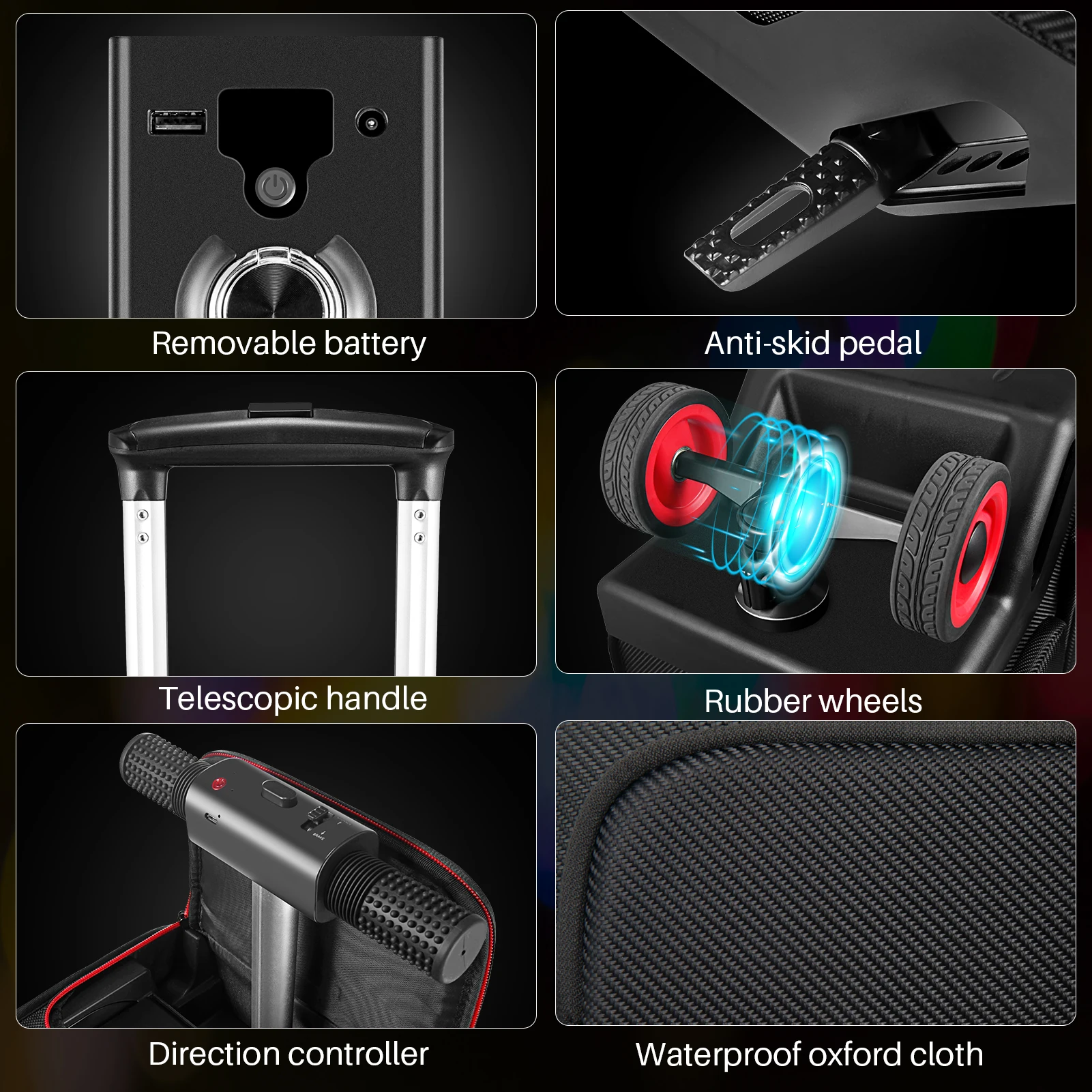 High quality electrical luggage Smart Cycling luggage airline approved carry on riding suitcases travel removable battery