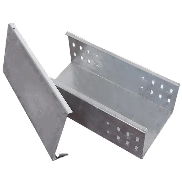 China Waterproof GI Solid Cable Trunking Tray Manufacturer