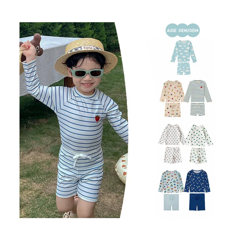 Детский купальник с длинным рукавом