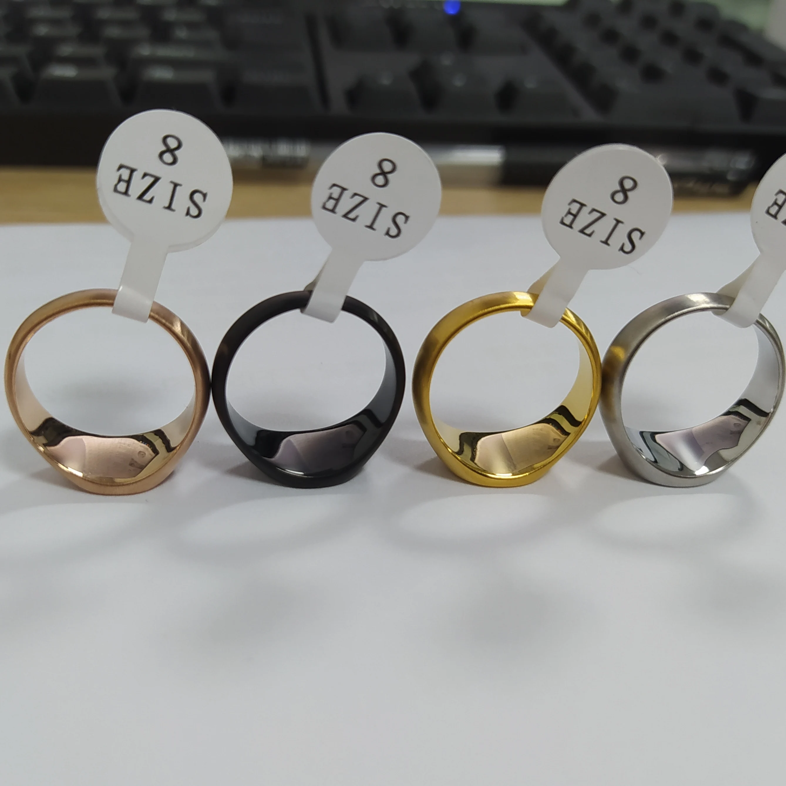 
Wholesale custom Stainless Steel Signet Ring Simple polishing ring for Men jewelry 