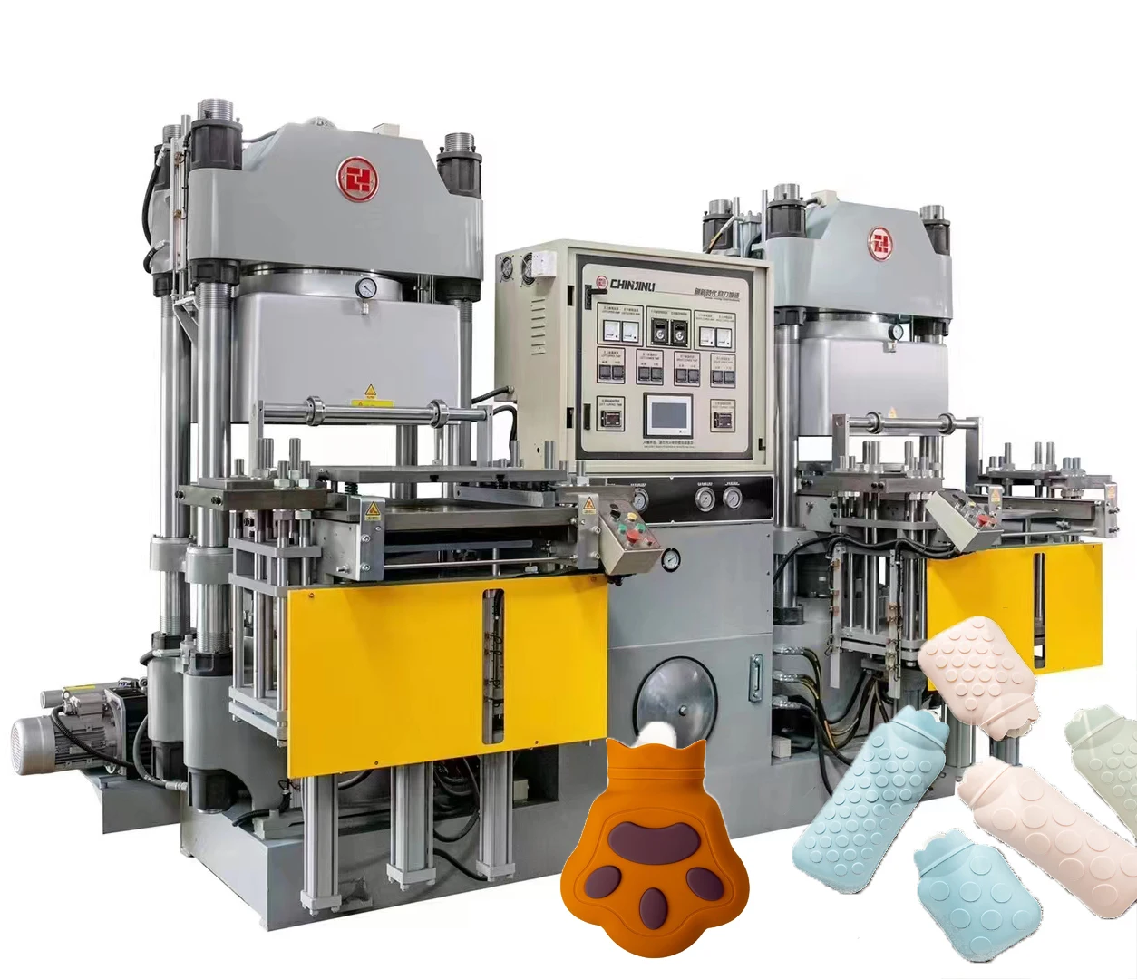 250T Rubber Continuous Vulcanizing  Compression Silicone hot water bag Making Machine Vacuum Molding Machine