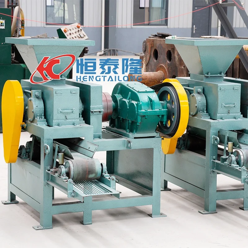 Coke Gypsum Iron Lime Aluminum Powder Sludge Carbon Black Coal Dust BBQ Charcoal Briquette Press Making Machine