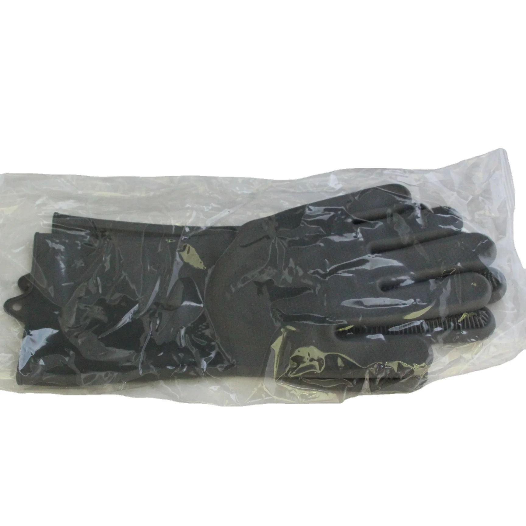 Kitchen Cleaning Accessories Dishwashing Cleaning Gloves Silicone Rubber Exfoliating Shower Shampoo Silicone Dish Washing Gloves