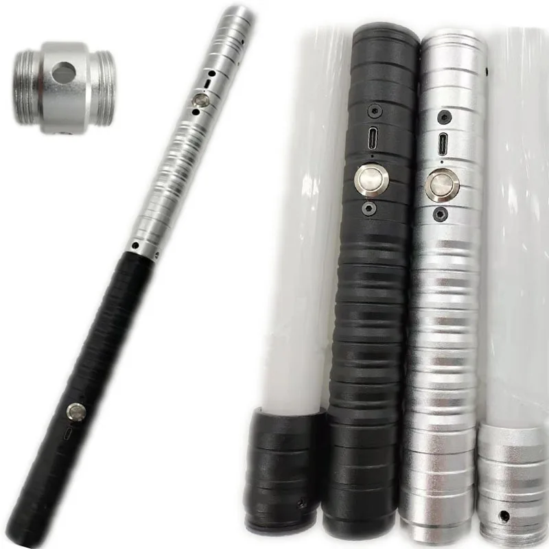 Wholesale Star-wars Glowing Sword 7 Colors Metal Lightsaber 2 in 1 Aluminum Alloy Laser Sword Transform Kids Gift