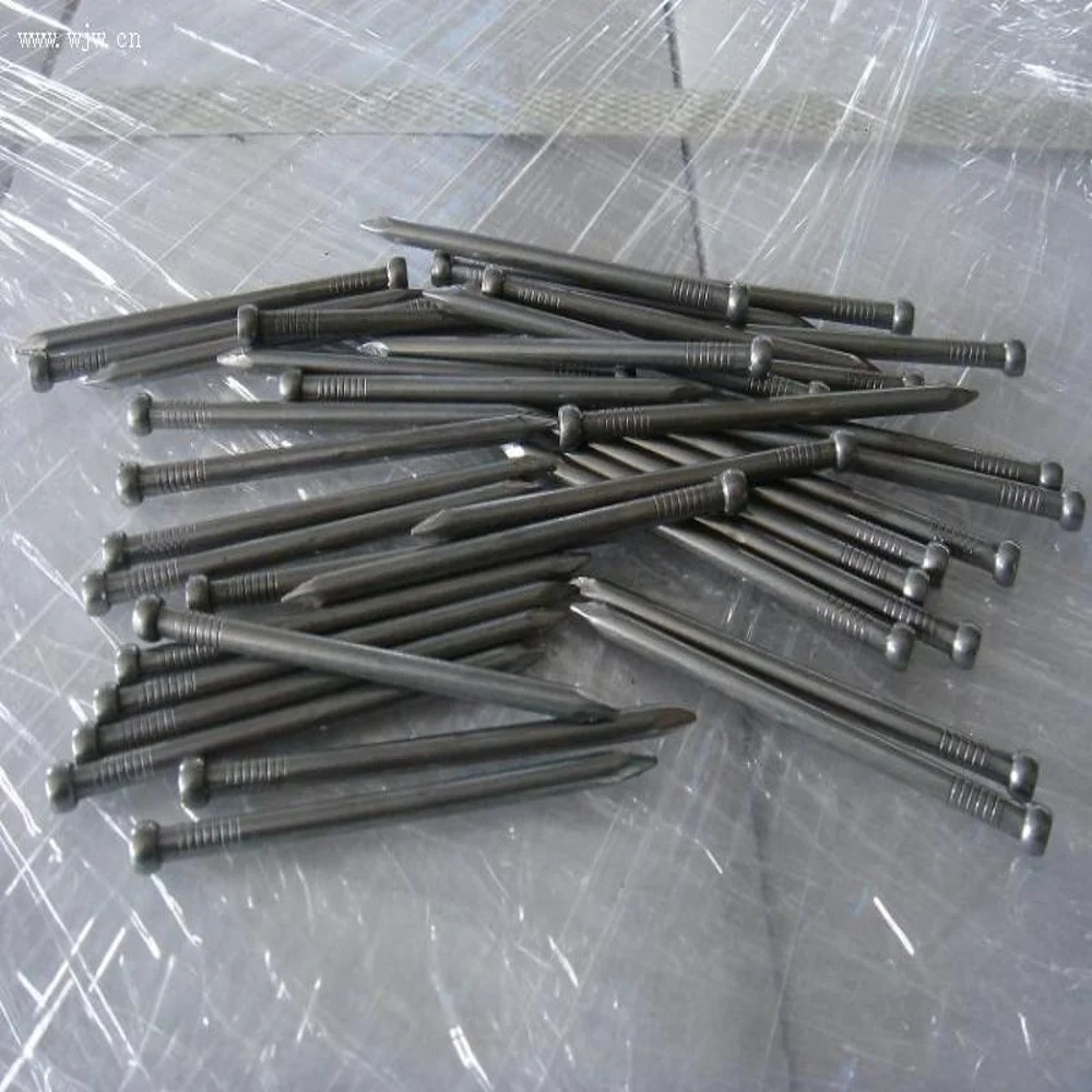 2022 Hot sales 3.75mm x x75 mm Bright Smooth Shank headless nails Brad bullet head nails