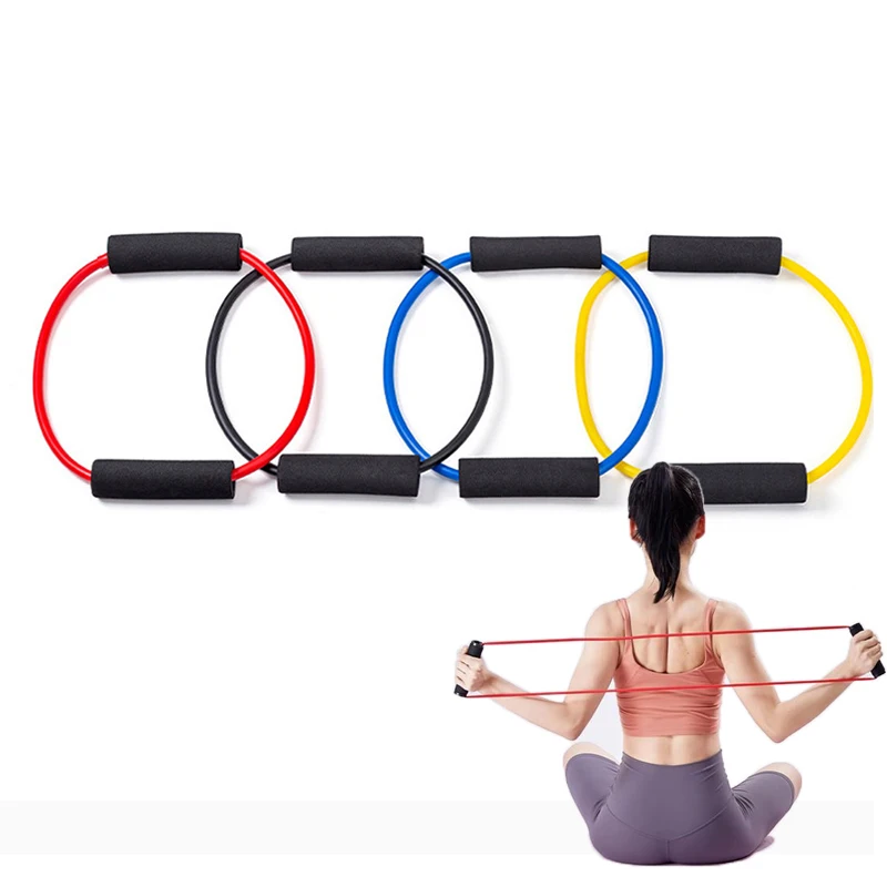 Eco-friendly Training Chest Expander Exercise Latex O Shaped Resistance Band Resistance Tubes