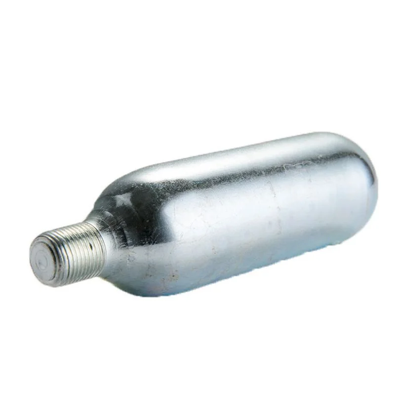 Steel Material 8g Co2 Cartridge Good Sealing Gas Cylinder