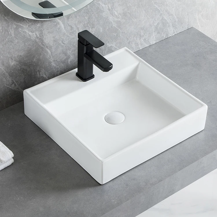 Modern Design Style Table Top Sink Household Cheap But Durable Sanitary Ware Bathroom Toilet Basin Accept Custom Sink