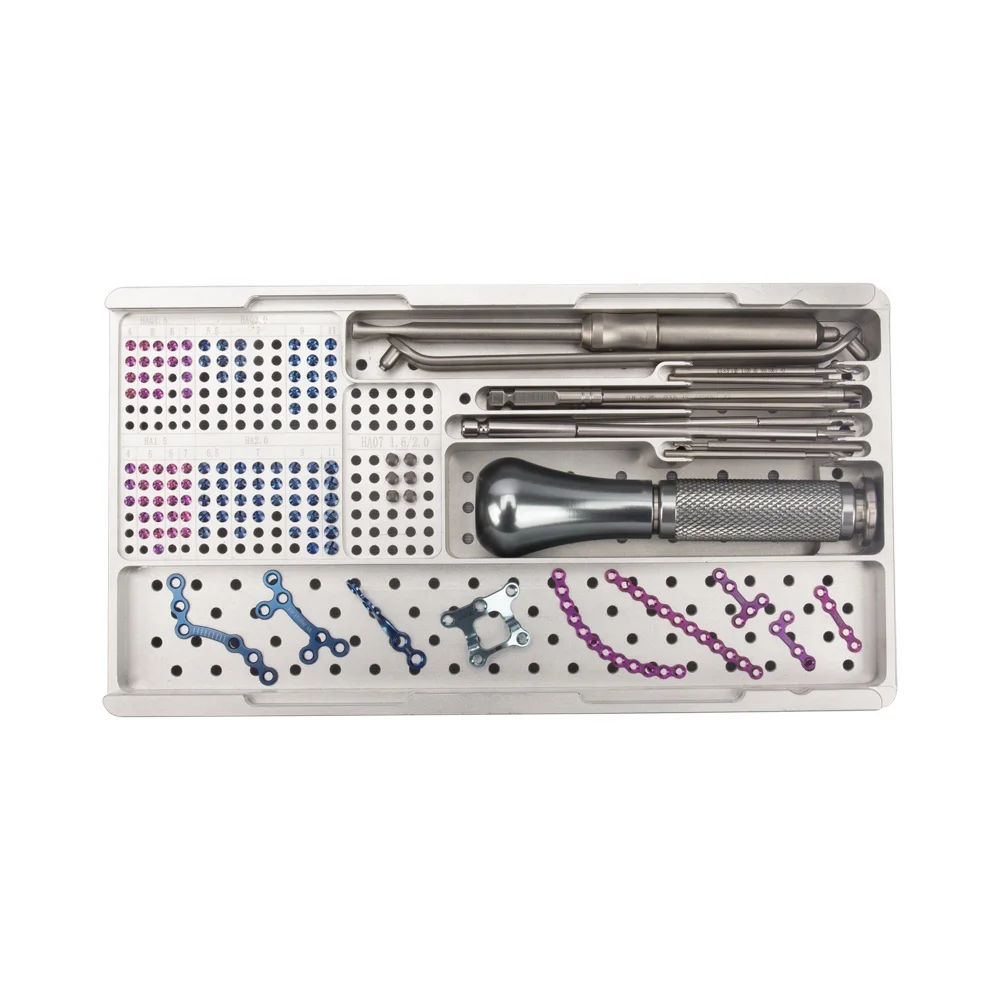 Very Cheap Maxillofacial Surgery Instrument Set Orthopedic medical Instruments 1.5 & 2.0 Series