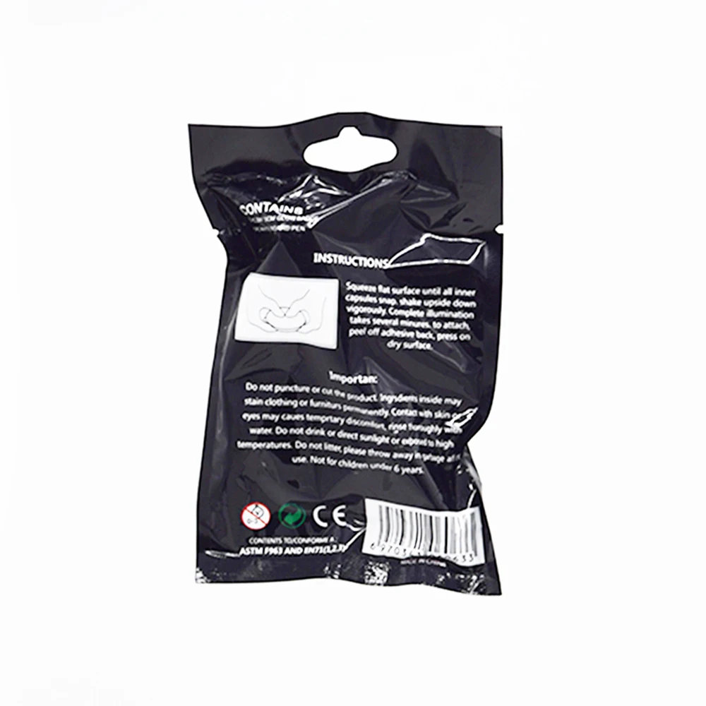 New Colorful glow in the dark party sticks wedding party personalised glow sticks Glow Badge kids toy