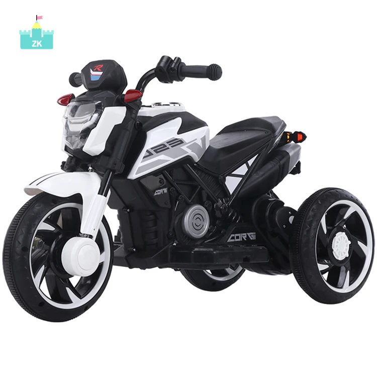 Hot Sales Children 3 8 Years Old Boys Girls Light And Sound Tricycle Rechargeable Kids Electric Motorcycles (1600216495403)
