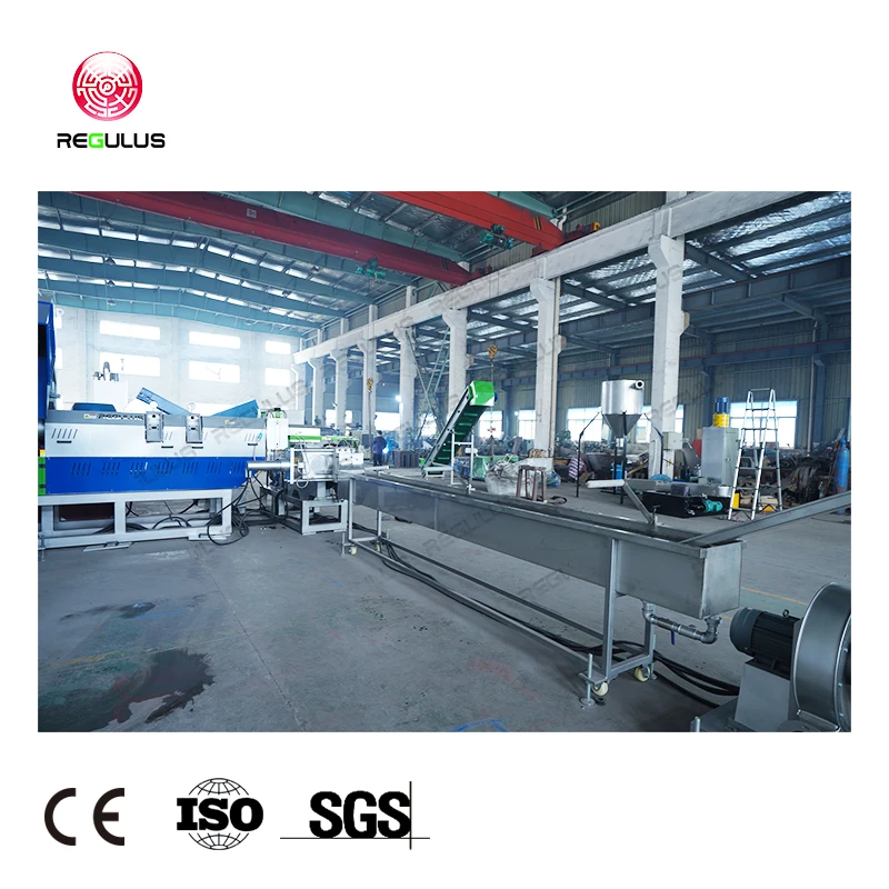 Plastic Film Strand Cooling Granulating Production Line Plastic EPS CPP Recycling Pellet Production Line