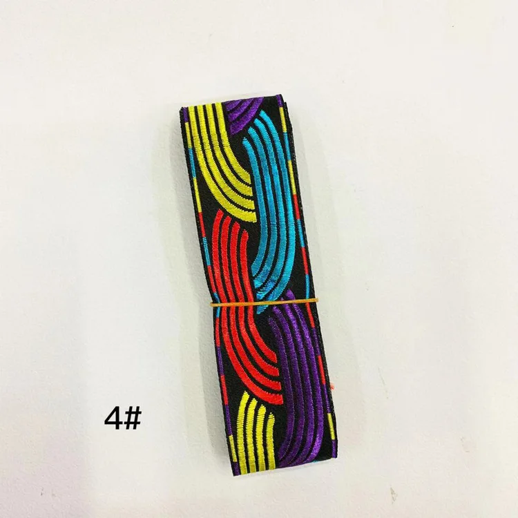 DIY Clothing Accessories Handmade Jewelry 4cm Computer Jacquard Webbing