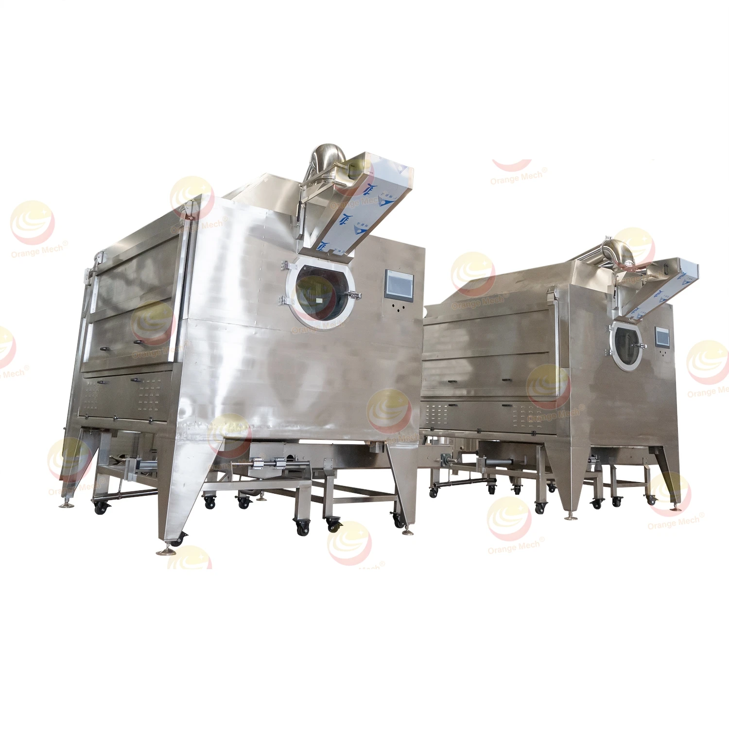 Commercial industrial 500kg/h rotary nut almond peanut sugar chocolate coating  machine