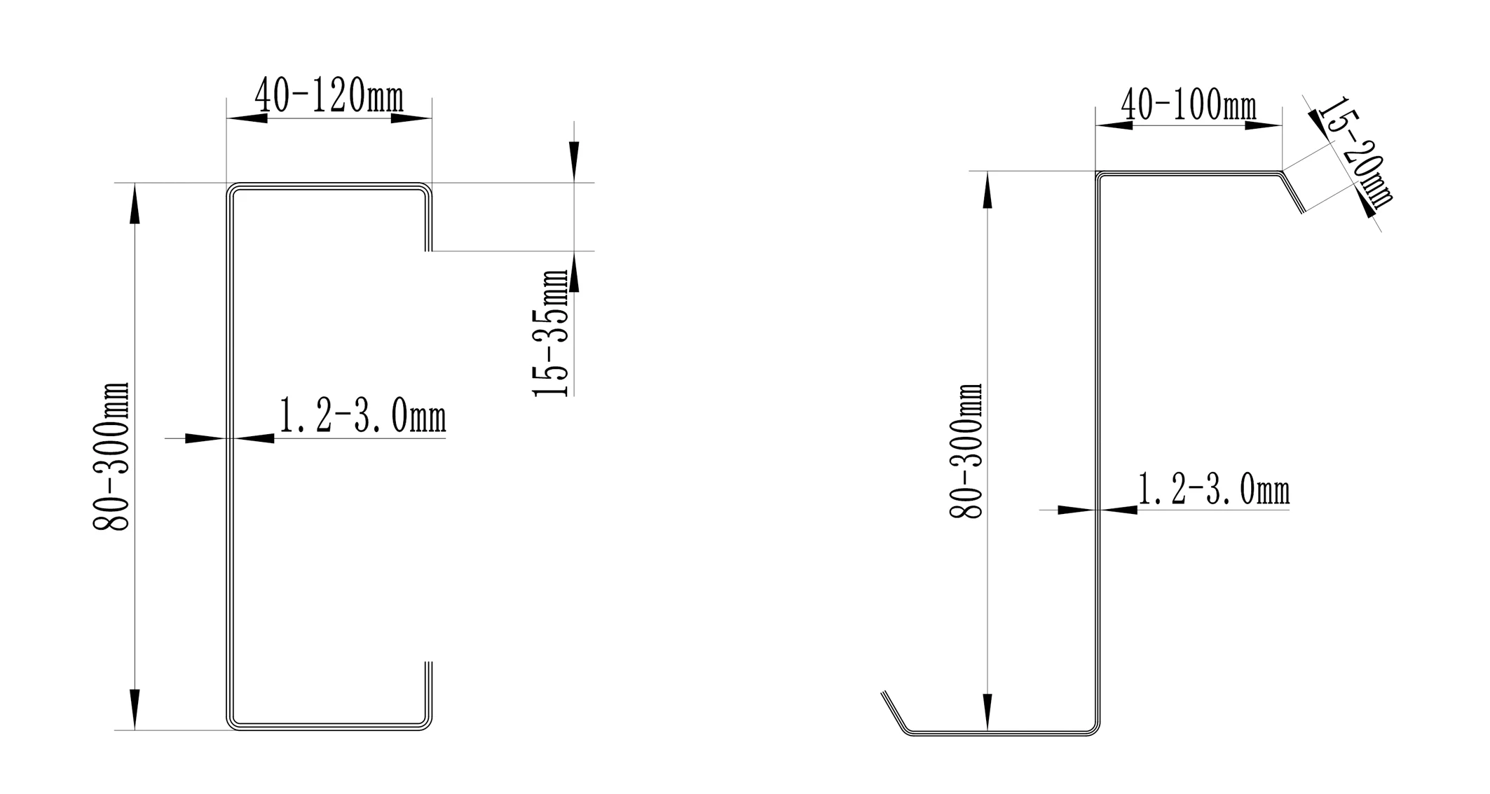 c z  purlin forming machines