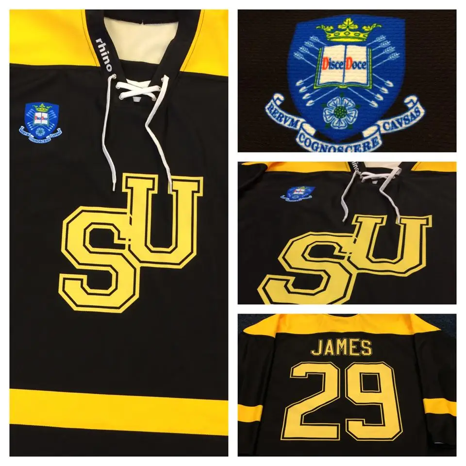 High Quality Ice Hockey Clothing 100% Polyester Mesh Men Ice Hockey Jersey