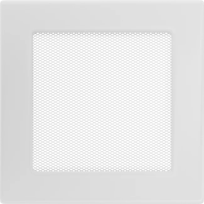 Вентиляционная решетка 17x17 белая-порошковое покрытие-решетка для вентиляции камина-простой дизайн-решетка