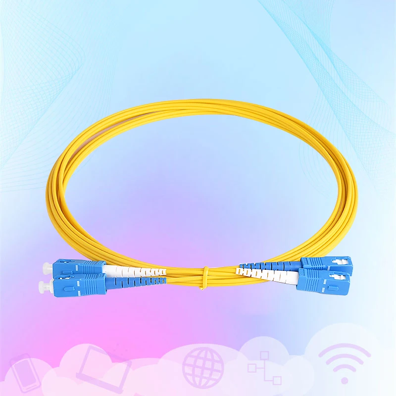 Sc/Apc Sc/Upc Duplex Sc To Sc Upc Sm Dx Multimode Om3 Fiber Optic Patch Cord