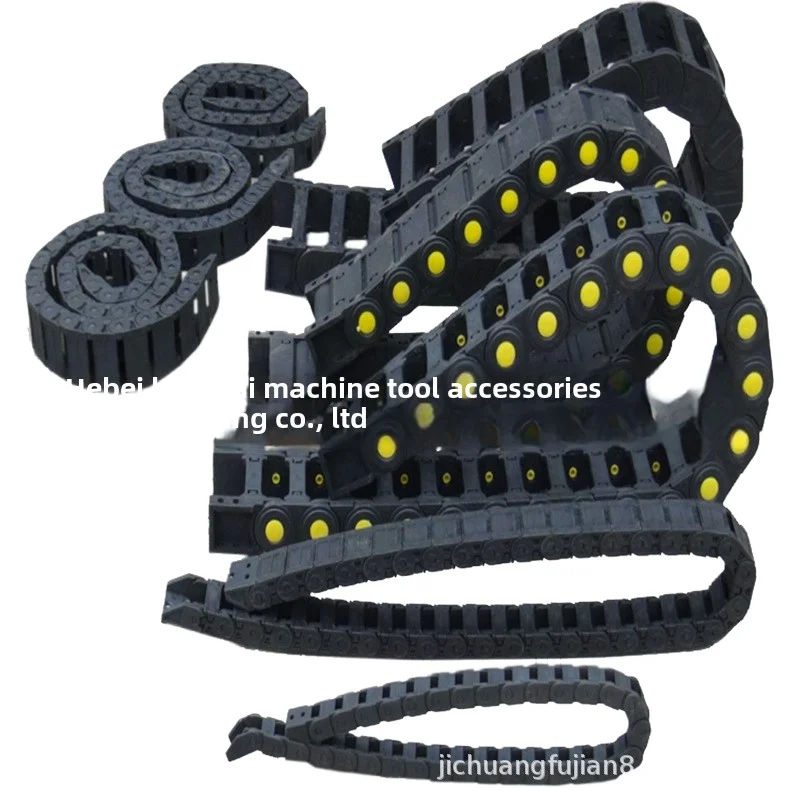 Flexible Plastic Drag Chain Core Component for Engines Used in Construction Industries