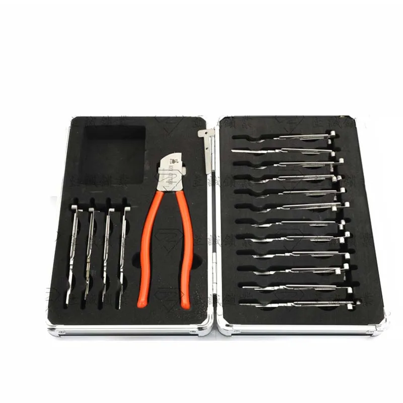 Lishi 2 In 1 16PCS HU66 HU92 HU100 HU101 HU100R HU64 TOY2 TOY48 TOY43AT K5 NSN14 MAZ24 HU83 VA2T HY22 Euro Asian Lock Pick Tool