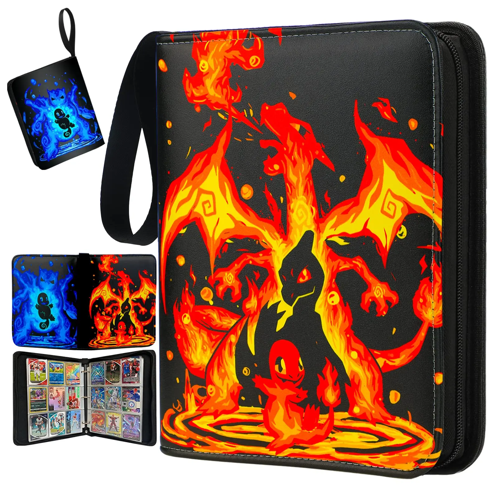 Pocket Card Binder Premium Zipper Set for MTG TCG Sports Card Game Card Folder