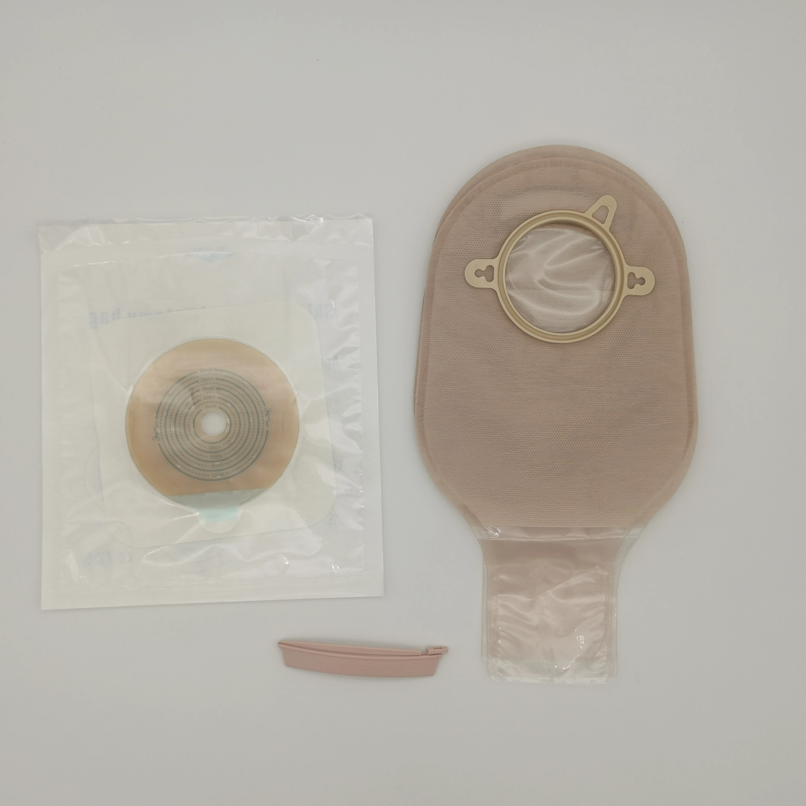 Disposable ostomy bag,disposable colostomy bag two system
