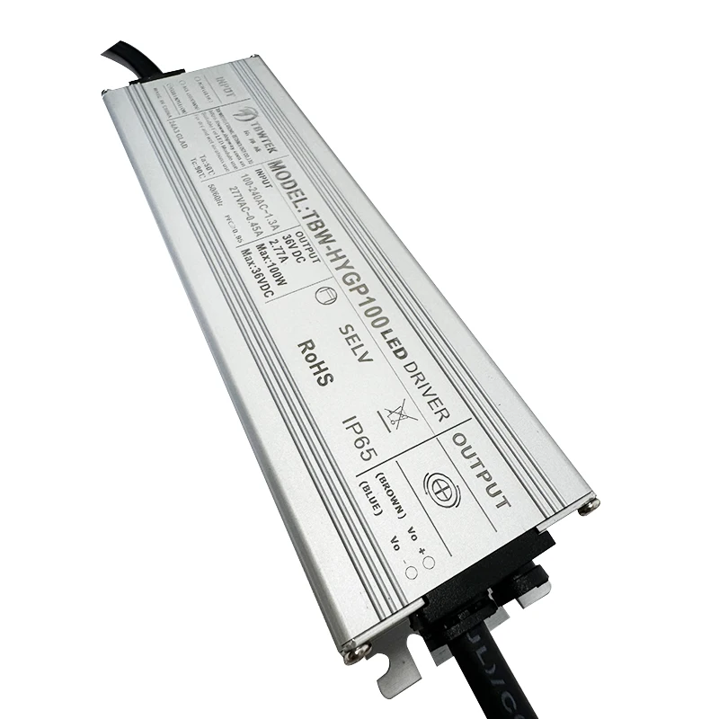 Flicker Free Led Driver Power Supply Ballast AC85V-265V Outdoor Street Lamp Floodlight Spotlight Waterproof Transformer 100W