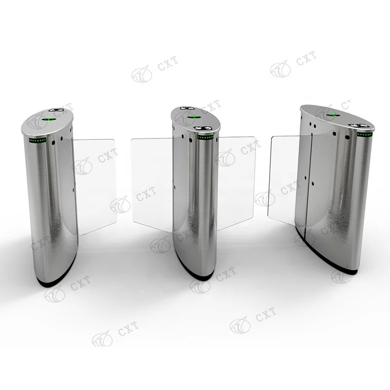 Half Height Lobby Entrance Turnstile Speed Turnstile Mechanism Sliding Gate Turnstile