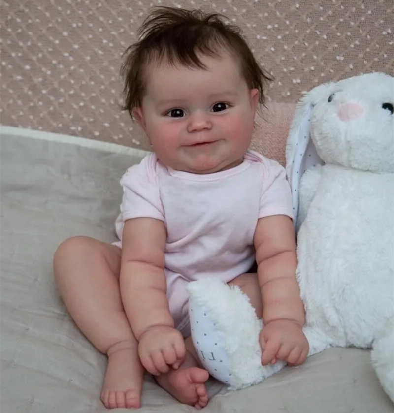 latest popular high quality reborn baby doll in the US reborn baby dolls bottles Maddie silicone full body reborn doll mold