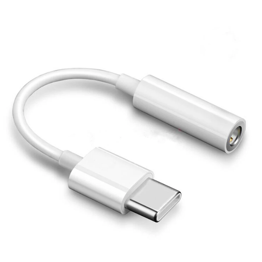 Новый мужской тип C до 3 5 мм Женский Джек аудио AUX кабель USB адаптер для зарядного устройства