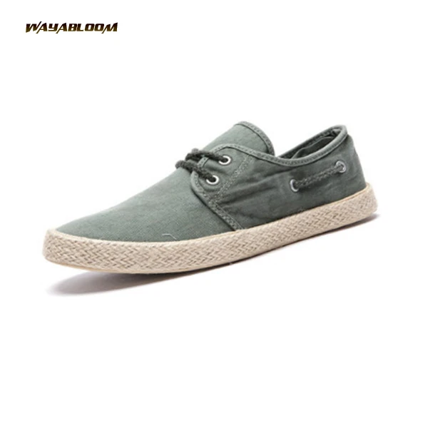 Fashion Big Size Low Top Men Casual Daily Wear Shoes Blank Slip On Canvas Shoes