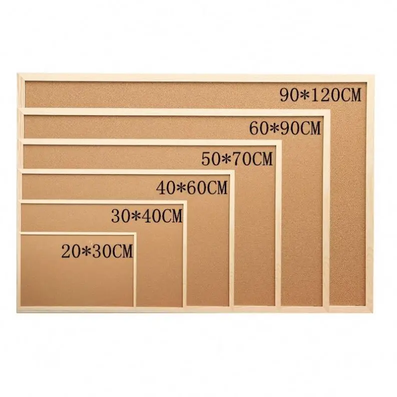 
Wholesale Manufacturer Any Size Pin Cork Board For Bedroom&Office&School 