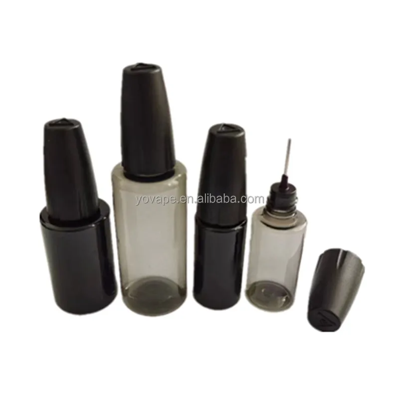 RTS leak-proof lubricant sewing Brake oil medical eye drops PETG applicator plastic 20 ml 20ml clear bottle with needle tip cap