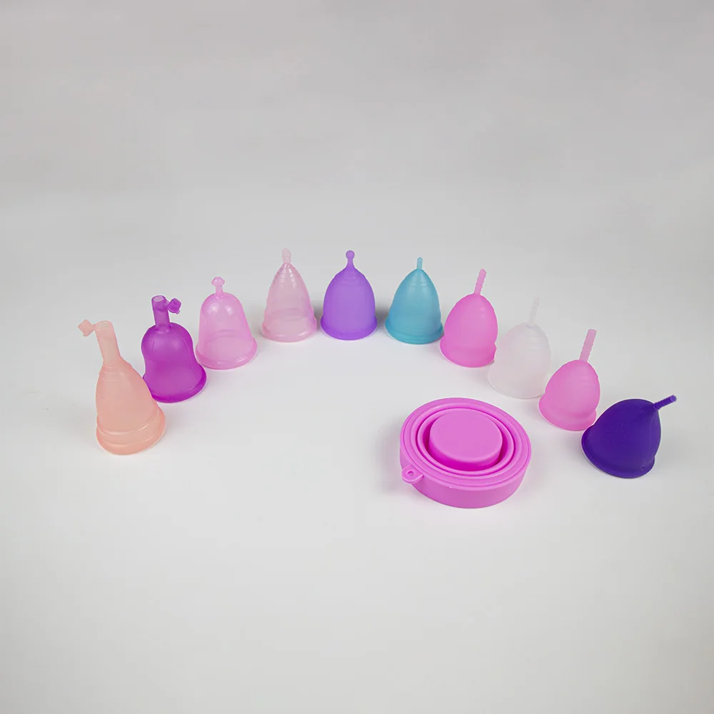 Stick feminy valved bag to store the womanly discharge pouch menstrual cup