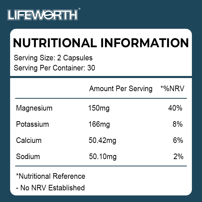 LIFEWORTH Post Workout Electrolyte Capsules with Vitamin D Endurance Sports Nutrition Running Supplements