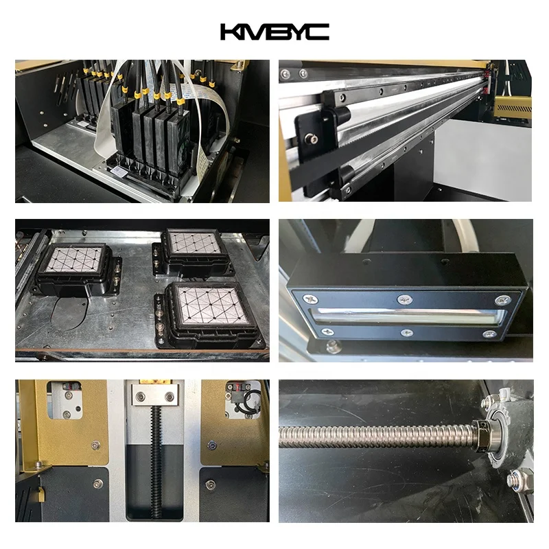 High Quality Double Rail 6090 UV Printer Braille Printing on Metal Acrylic Public Sign Machine