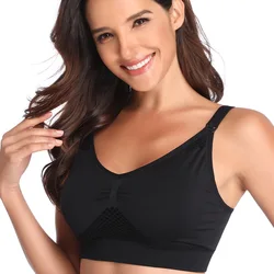High Quality Plus Size Pregnant Front Open Easy Feeding Seamless Padded Nursing Bra