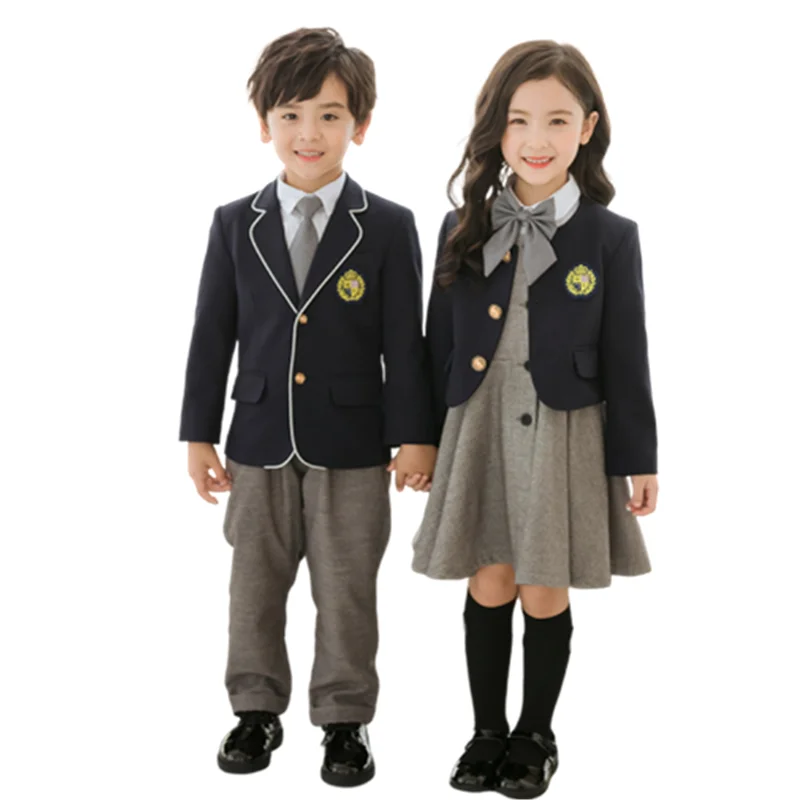 Latest Fashion Winter England America Custom School Uniform Set