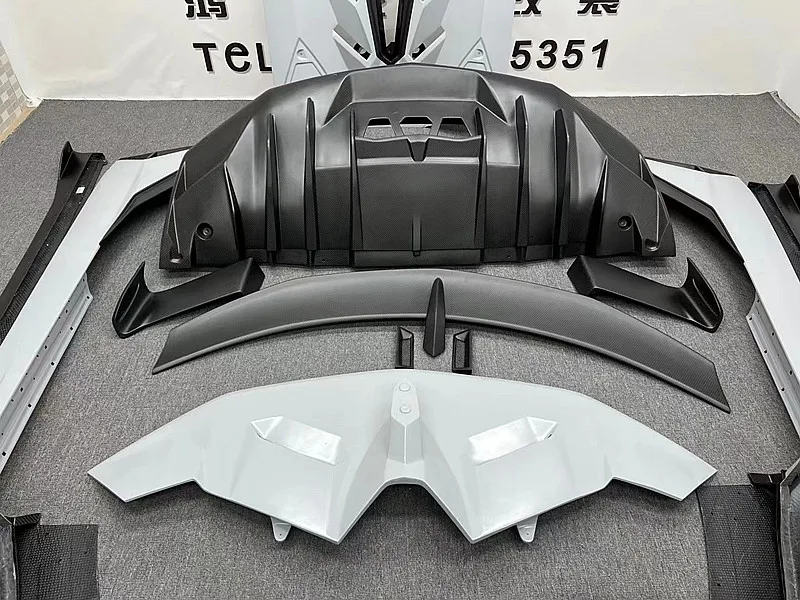 Комплекты для кузова в стиле SVJ предназначенные автомобиля Lamborghini Aventador LP700 LP720 LP750 из сухого углеродного волокна боковые
