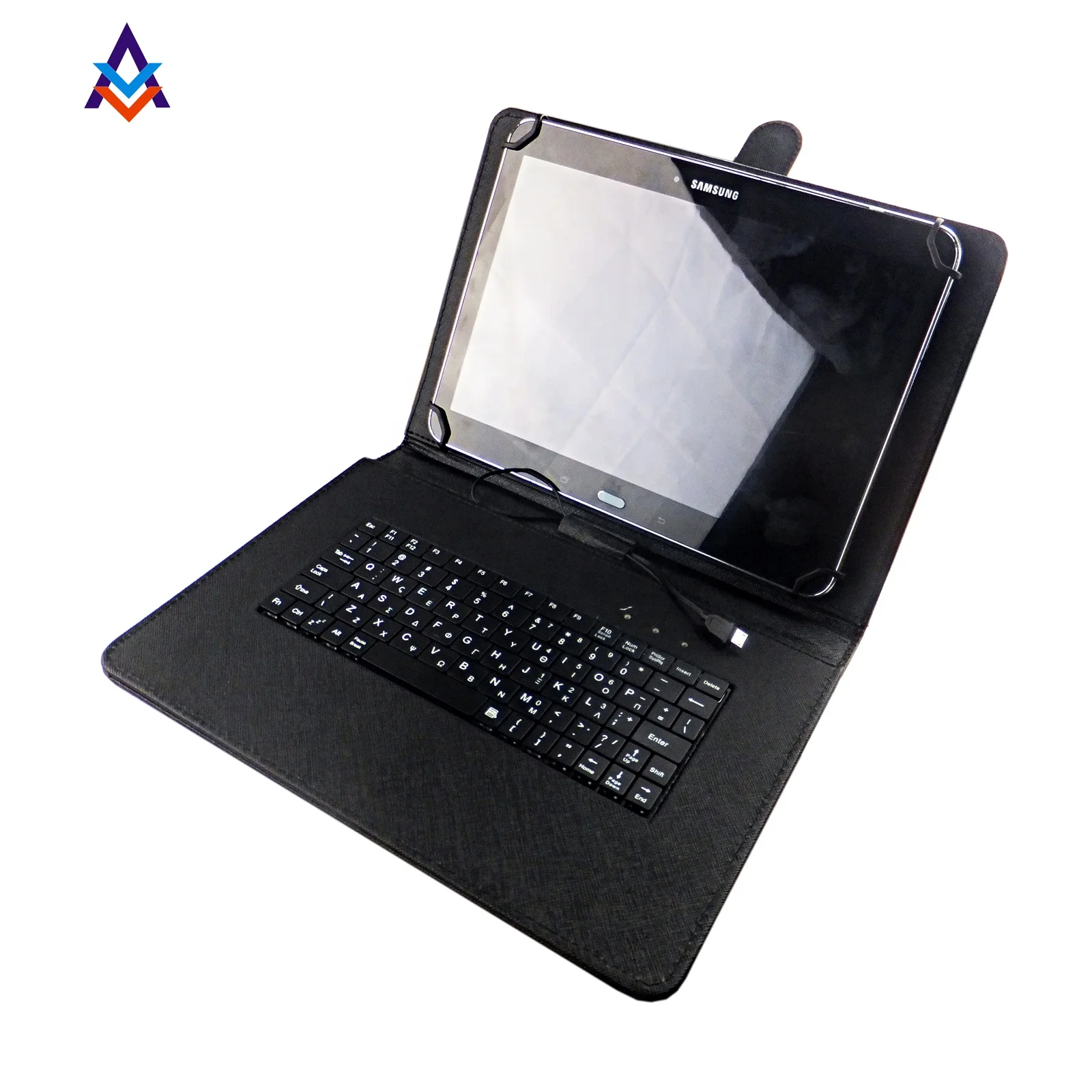  Universal Folding Leather Folio Case with Micro USB Keyboard for 7