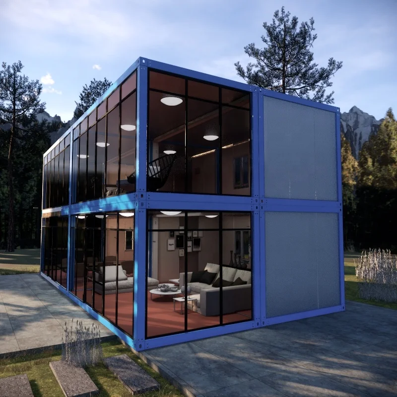 Low cost well mobil house firm customized modular mobil home container prefab house for sale