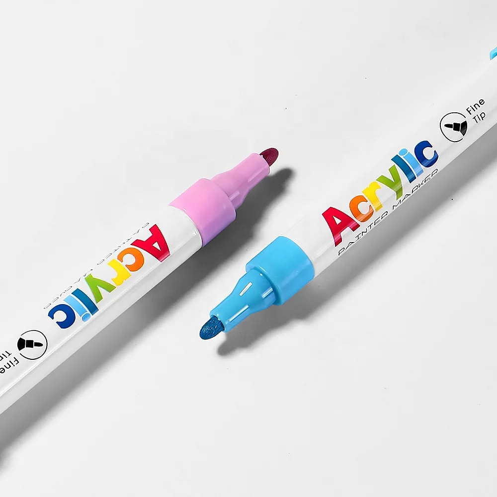 Paint Liquid Marker Pens Colored Permanent Acrylic Pens Paint Markers