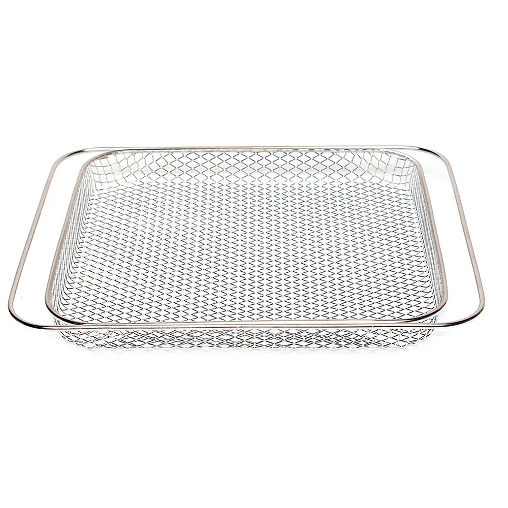safe 304 stainless steel Basket wire mesh baking pan Basket wire rack Durable for oven from factory