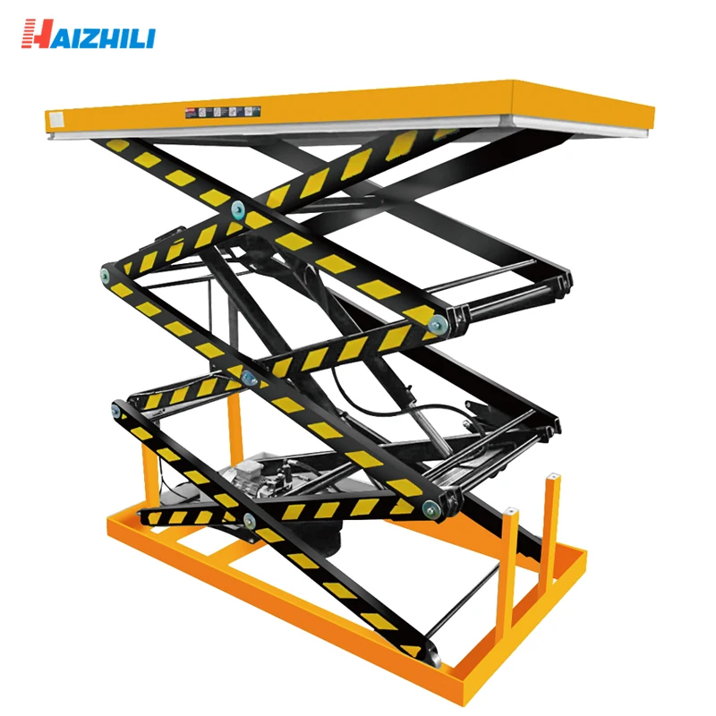2000kg Scissor Lift Table 1000kg Portable Hydraulic Lifter Table