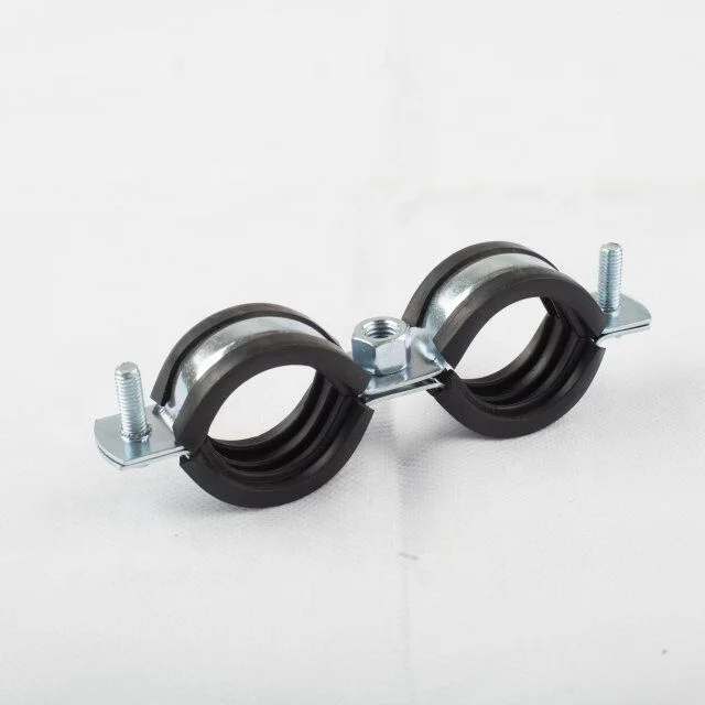 
Kingfix Clamps Rubber Clamp With Bolts and Nuts Thread Rod 
